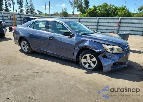 2013 Chevrolet Malibu Ls из США, поврежденный, VIN 1G11B5SAXDF142787